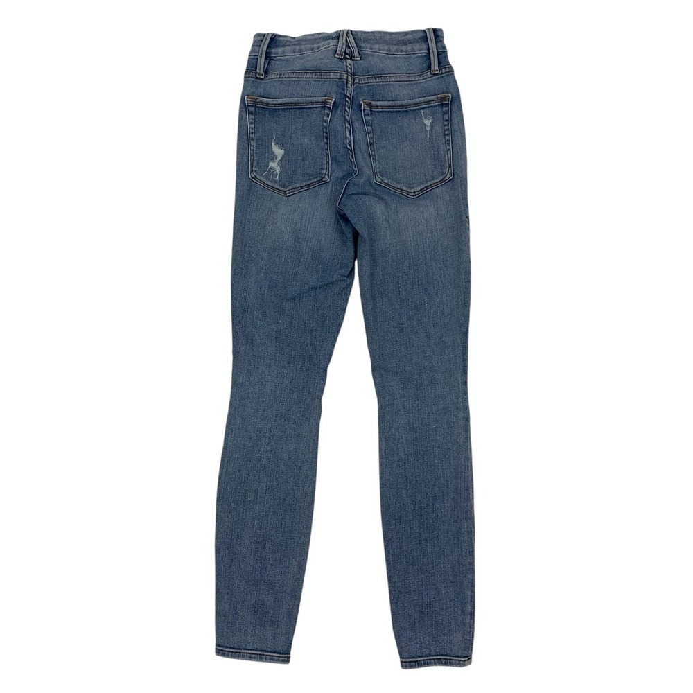 Good American Jeans Skinny 25 Blue Stretch High Rise Casual Streetwear - Picture 4 of 8